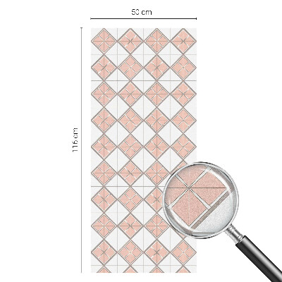 Folia dekoracyjna na okna Geometryczne romby