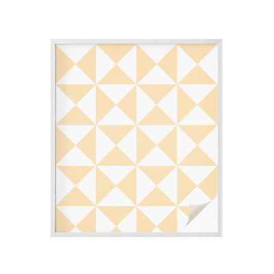 Naklejka na okno mleczna witraż Geometryczne trójkąty