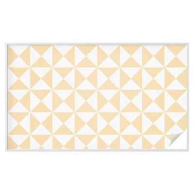 Naklejka na okno mleczna witraż Geometryczne trójkąty