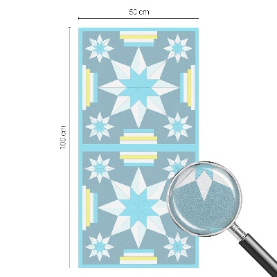 Folia okienna zapewniająca prywatność Gwiaździsty wzór