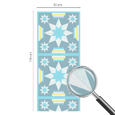 Folia okienna zapewniająca prywatność Gwiaździsty wzór