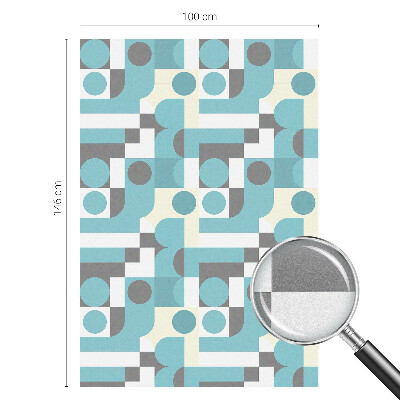 Naklejka na okno dająca prywatność Geometryczne wzory