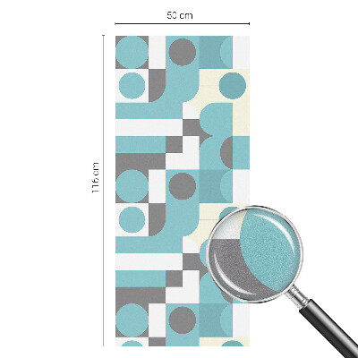 Naklejka na okno dająca prywatność Geometryczne wzory