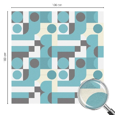 Naklejka na okno dająca prywatność Geometryczne wzory