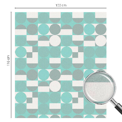 Folia dekoracyjna na okna Geometryczne kształty