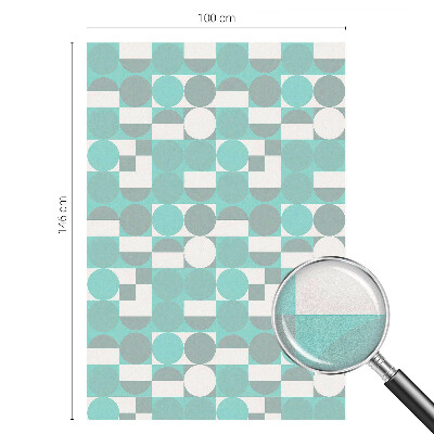 Folia dekoracyjna na okna Geometryczne kształty