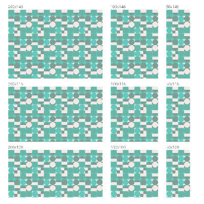 Folia dekoracyjna na okna Geometryczne kształty