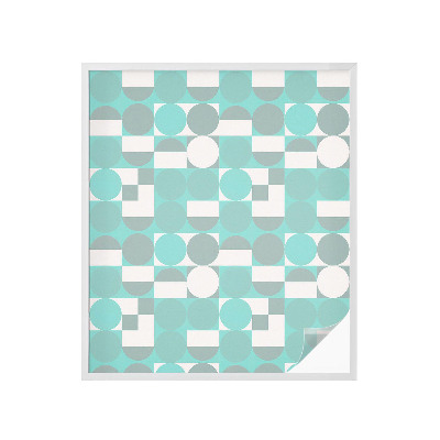 Folia dekoracyjna na okna Geometryczne kształty