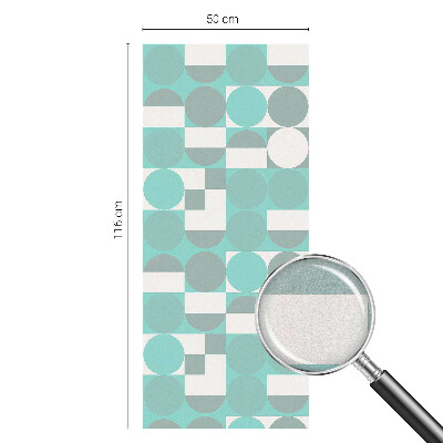 Folia dekoracyjna na okna Geometryczne kształty