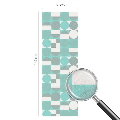 Folia dekoracyjna na okna Geometryczne kształty