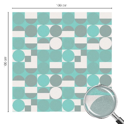 Folia dekoracyjna na okna Geometryczne kształty