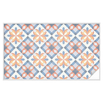 Naklejka na okno mleczna witraż Kolorowa symetria