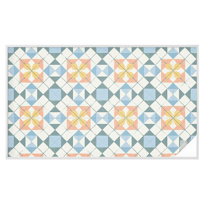 Naklejka na okno dająca prywatność Kolorowa symetria