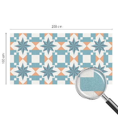 Naklejka na okno mleczna witraż Niebieskie gwiazdy