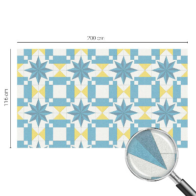 Folia okienna zapewniająca prywatność Niebieskie gwiazdy