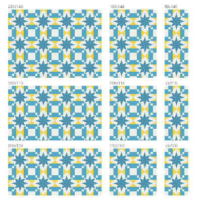 Folia okienna zapewniająca prywatność Niebieskie gwiazdy