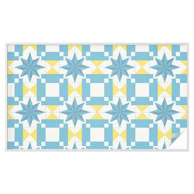 Folia okienna zapewniająca prywatność Niebieskie gwiazdy