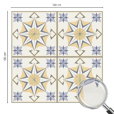 Naklejka na okno mleczna witraż Gwiazdy geometryczne