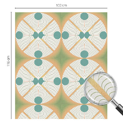 Naklejka na okno dająca prywatność Geometryczna harmonia