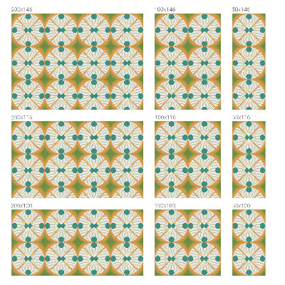 Naklejka na okno dająca prywatność Geometryczna harmonia