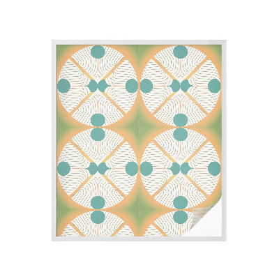 Naklejka na okno dająca prywatność Geometryczna harmonia