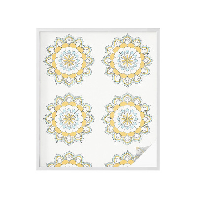 Naklejka na okno dająca prywatność Kolorowe mandale