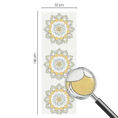 Naklejka na okno dająca prywatność Kolorowe mandale