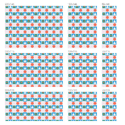 Mleczna naklejka na okno Abstrakcyjne wzory