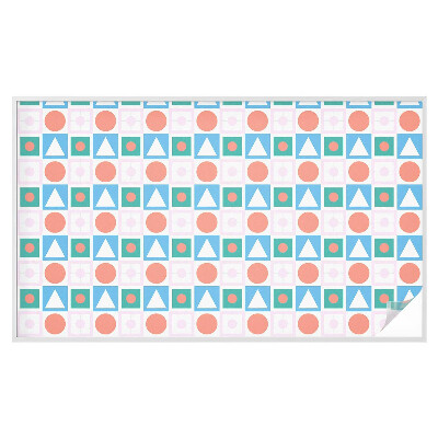 Mleczna naklejka na okno Abstrakcyjne wzory