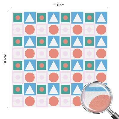 Mleczna naklejka na okno Abstrakcyjne wzory