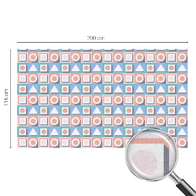 Folia dekoracyjna na okna Geometryczne wzory