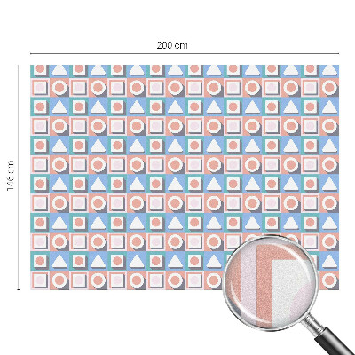 Folia dekoracyjna na okna Geometryczne wzory