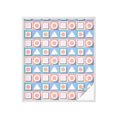 Folia dekoracyjna na okna Geometryczne wzory