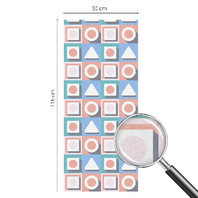 Folia dekoracyjna na okna Geometryczne wzory