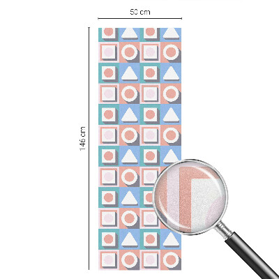 Folia dekoracyjna na okna Geometryczne wzory