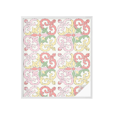 Folia okienna zapewniająca prywatność Kwiatowe ornamenty