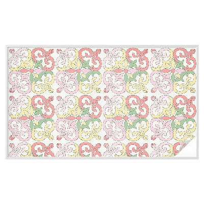 Folia okienna zapewniająca prywatność Kwiatowe ornamenty