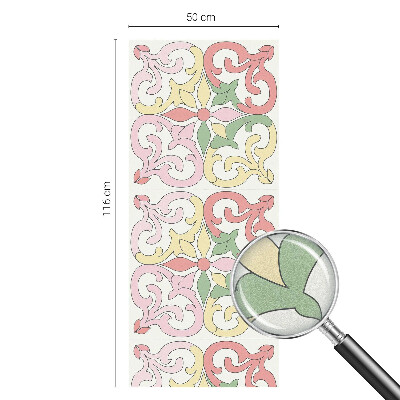 Folia okienna zapewniająca prywatność Kwiatowe ornamenty