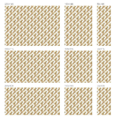 Mleczna naklejka na okno Trójkątne wzory