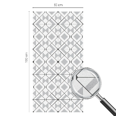 Folia okienna zapewniająca prywatność Geometryczne wzory