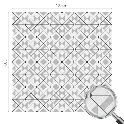 Folia okienna zapewniająca prywatność Geometryczne wzory