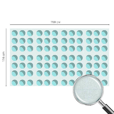 Naklejka na okno mleczna witraż Nowoczesne koła