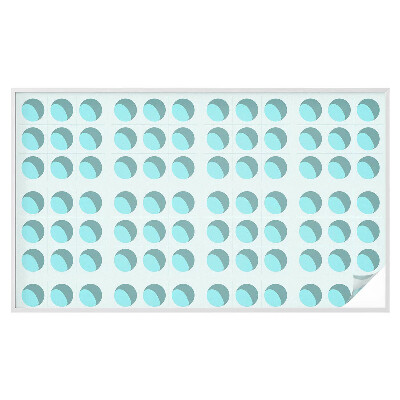 Naklejka na okno mleczna witraż Nowoczesne koła