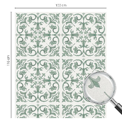 Naklejka na okno dająca prywatność Roślinne ornamenty