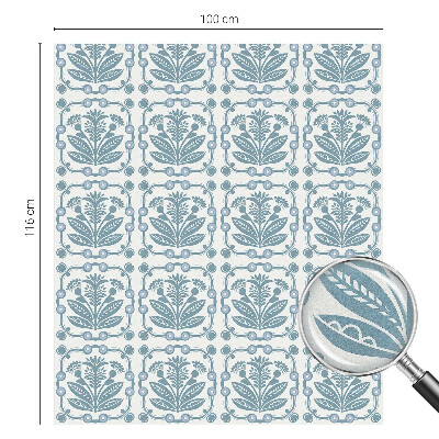 Folia dekoracyjna na okna Kwiatowy wzór