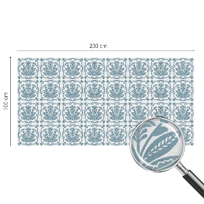 Folia dekoracyjna na okna Kwiatowy wzór