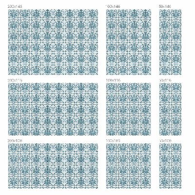 Folia dekoracyjna na okna Kwiatowy wzór