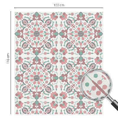 Folia okienna zapewniająca prywatność Kwiatowa harmonia