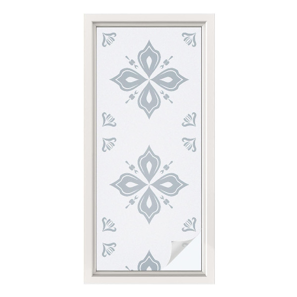 Naklejka na okno dająca prywatność Geometryczna symetria