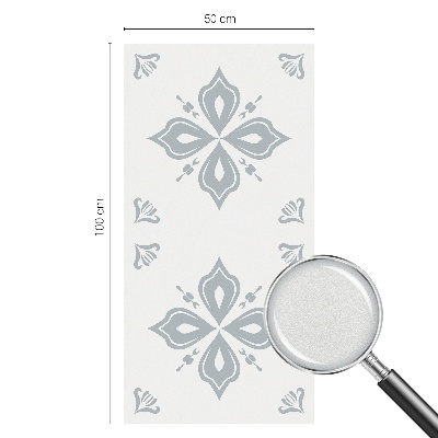 Naklejka na okno dająca prywatność Geometryczna symetria